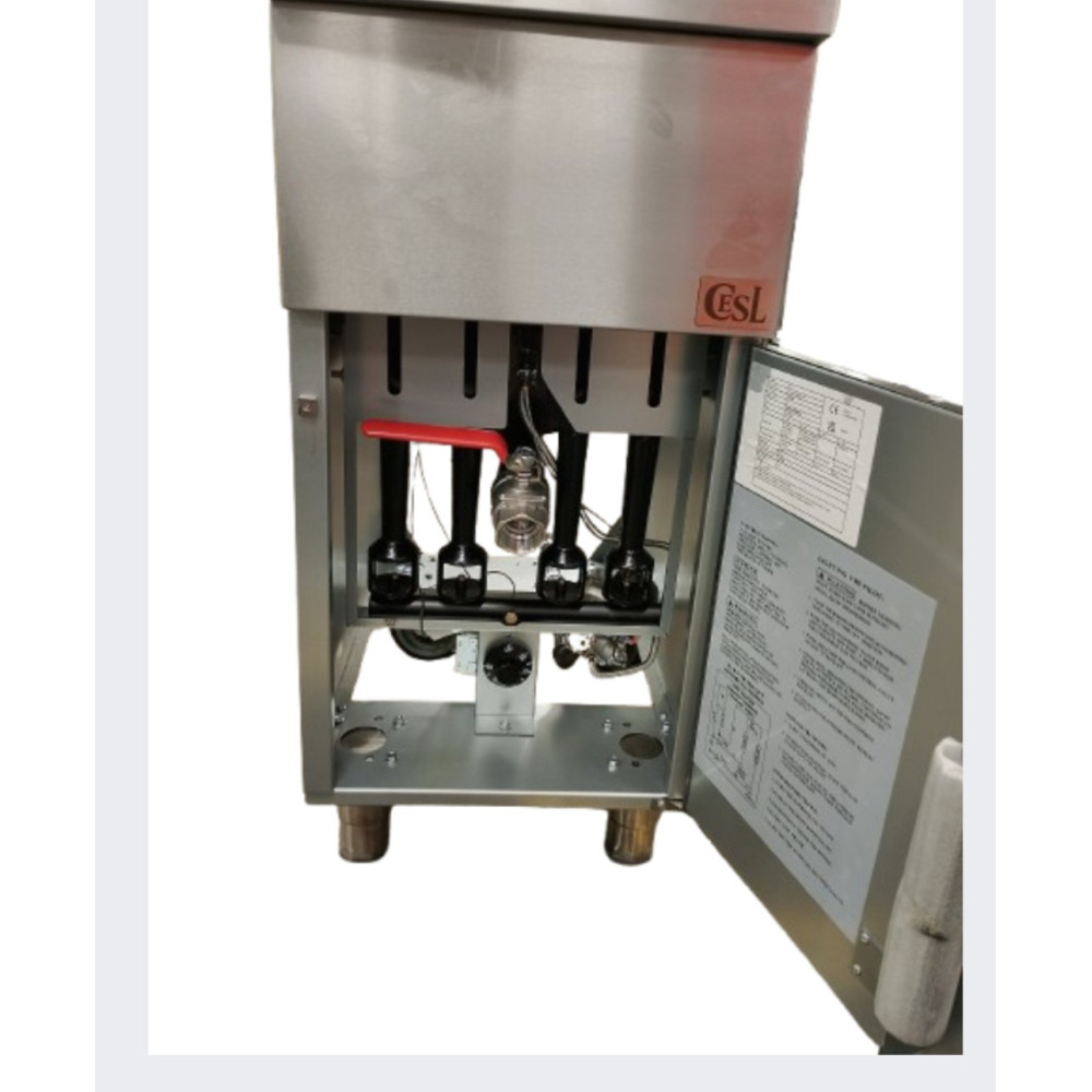Commercial Gas Tube Fryer Standing 4 Burner FGF400