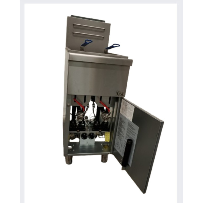 Commercial Gas Tube Fryer  Standing 3 Burner FGF300