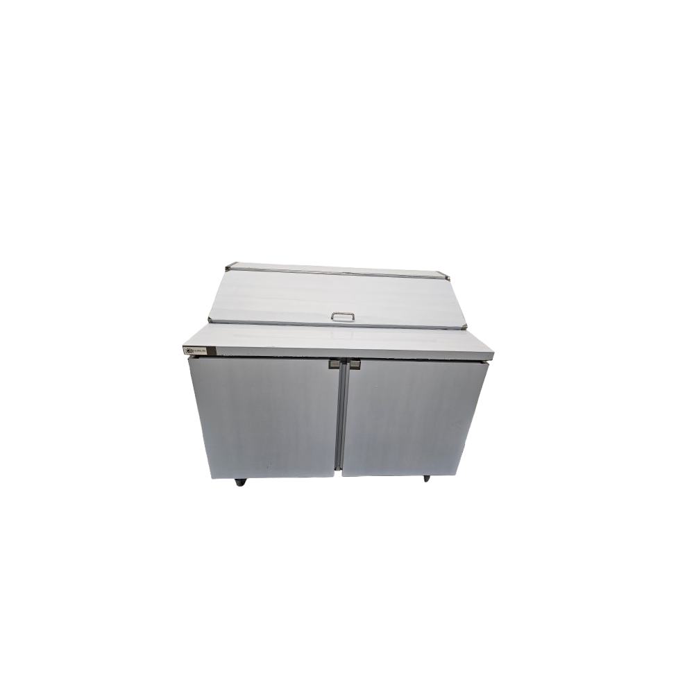 large door pizza fridge