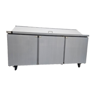 3 Door Pizza Fridge Air Cooling Preparation Refrigerator