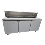 3 Door Pizza Fridge Air Cooling Preparation Refrigerator