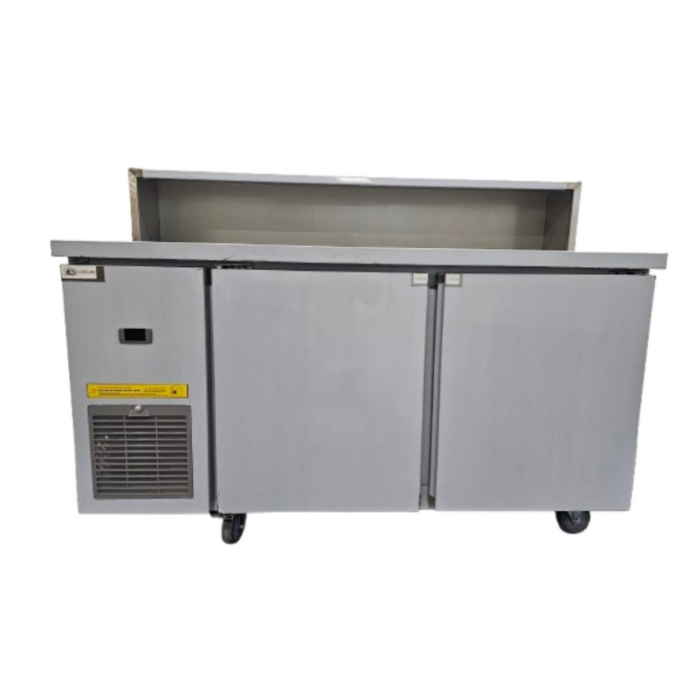 2 Door W1800mm Pizza Preparation Fridge HN15 (LARGE DOOR)