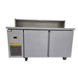 2 Door W1800mm Pizza Preparation Fridge HN15 (LARGE DOOR)