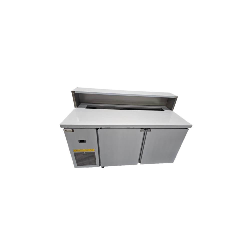2 Door W1800mm Pizza Preparation Fridge HN15 (LARGE DOOR)