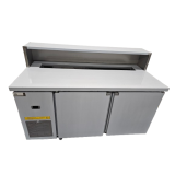 2 Door W1800mm Pizza Preparation Fridge HN15 (LARGE DOOR)